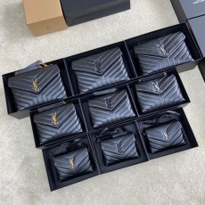 생로랑 Y 퀄트 루루 토이백 금장 은장 검장 678401 DV707 1000