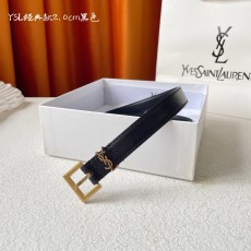 생로랑 여성 Cassandre leather belt 2CM 벨트 554465BOO0W1000