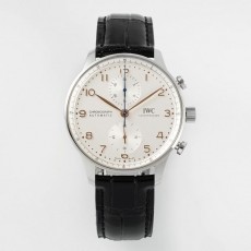 IWC 포르투기저 크로노그래프 골드핸즈 41mm 남성시계 IW371445