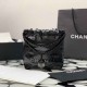 샤넬 24SS 22백 투투백 미니 호보백 올블랙 블랙 메탈 AS3980