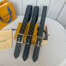 루이비통 리베르소 다미에 리버시블 남성 벨트 40mm 3종 M0670T