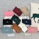 디올 카로 컴팩트 코스모스 지퍼 여성 카드 홀더 지갑 10컬러 S5131UWHC_M900