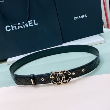 샤넬 CC로고 가죽 벨트 Chanel Belt 폭3.0CM A73463