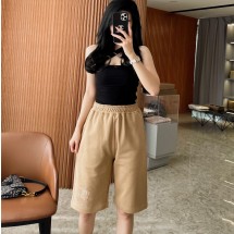 버버리 레터링 프린트 스트레이트 캐주얼 반바지 3컬러 80727471