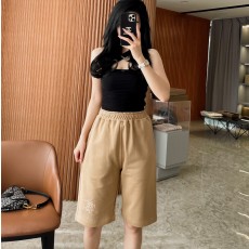 버버리 레터링 프린트 스트레이트 캐주얼 반바지 3컬러 80727471
