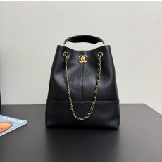 샤넬 쇼핑백 스웨이드 카프스킨, 유광 램스킨, 골드 메탈 2컬러 AS5635