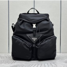 프라다 리나일론 가죽 레더 백팩 블랙 2VZ108