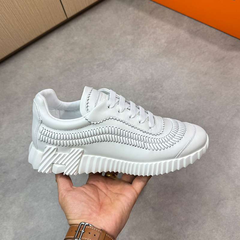 에르메스 25SS 바운싱 레더 스니커즈 화이트 H251104Z