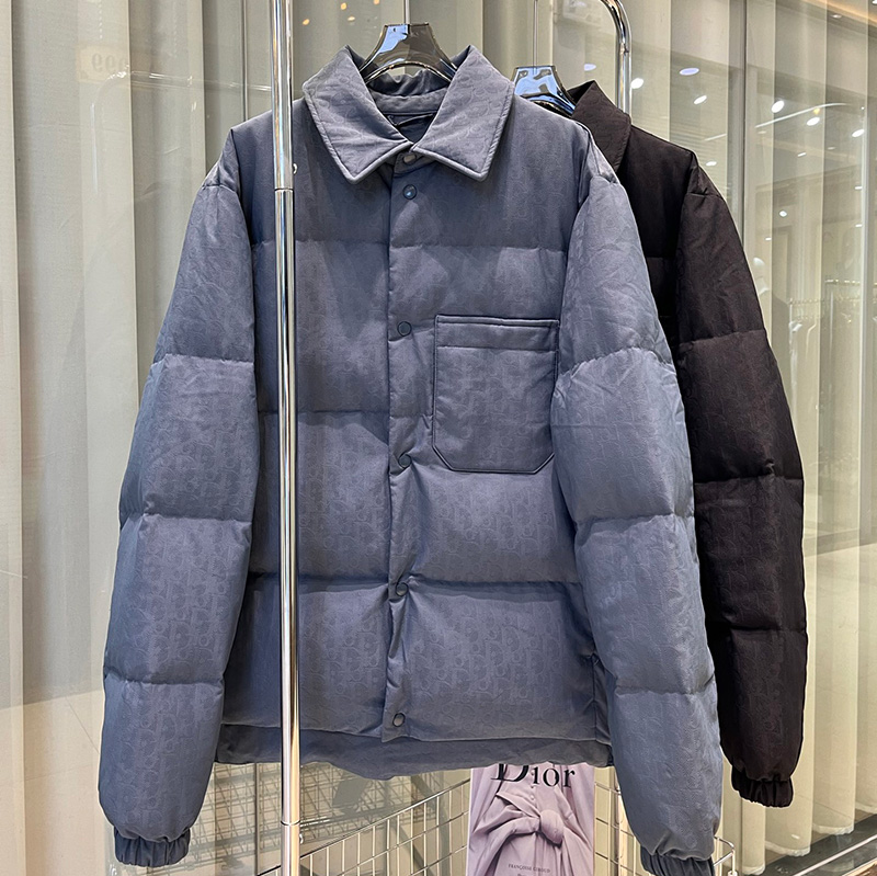 디올 자켓 테크니컬 푸퍼 오버셔츠 오블리크 자카드 2컬러 513C414A6479 +