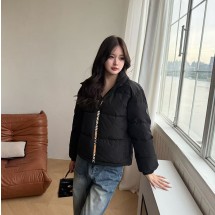 버버리 지퍼후드 체크무늬 도장아플리케 여성 패딩 2컬러 81105321 +