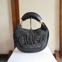 25FW 끌로에 토트백 블랙 CH25US902P08