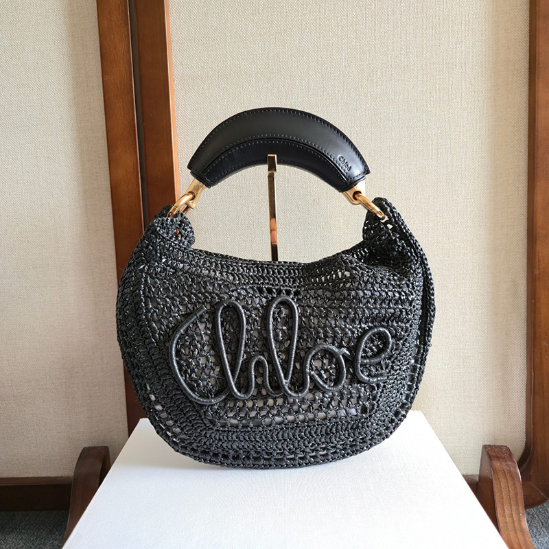 25FW 끌로에 토트백 블랙 CH25US902P08