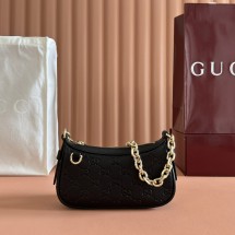 구찌 GG 엠블럼 미니 체인 숄더백 블랙 847091