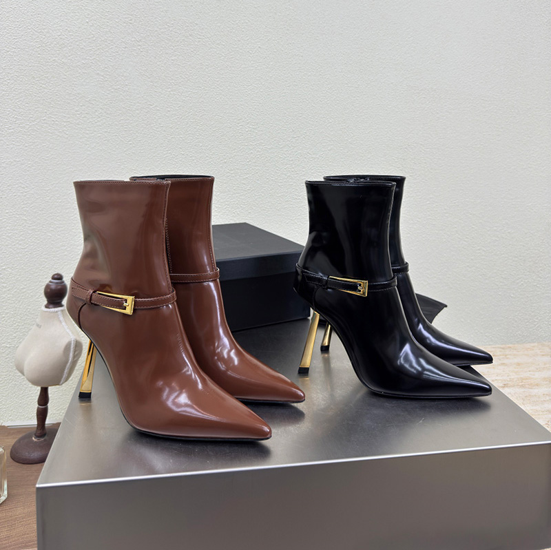 생로랑 여성 앵클 부츠 7.5CM 2컬러 806645AAAZY1000