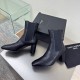 생로랑 베티 첼시 부츠 글레이즈드 레더 7CM 818275AAEHG1000