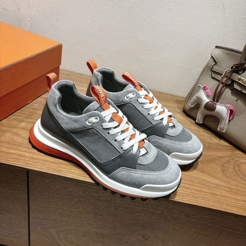 에르메스 Leader 리더 스니커즈 남여공용 그레이 H252863ZHQ8