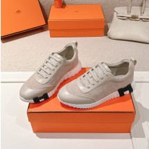 에르메스 바운싱 고트레더 스니커즈 남여공용 베이지 H221898Z
