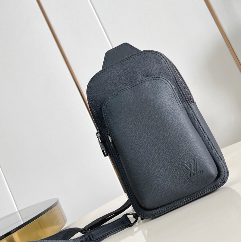 루이비통 남자 에비뉴 PM 슬링백 LV 에어로그램 블랙 M15255