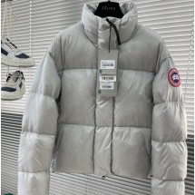 캐나다구스 사이프레스 크롭 패딩 재킷 실버 2256W C