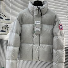 캐나다구스 사이프레스 크롭 패딩 재킷 실버 2256W C