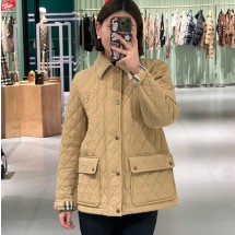 버버리 여성 퀄팅 나일론 재킷 베이지 80969171  F