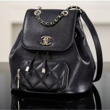 샤넬 25FW 25B 백팩  체인 백팩 스몰 블랙 캐비어 AS3530