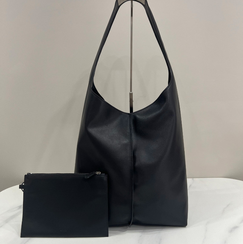 더로우 빈들 가죽 백 블랙 W1873L72BAS