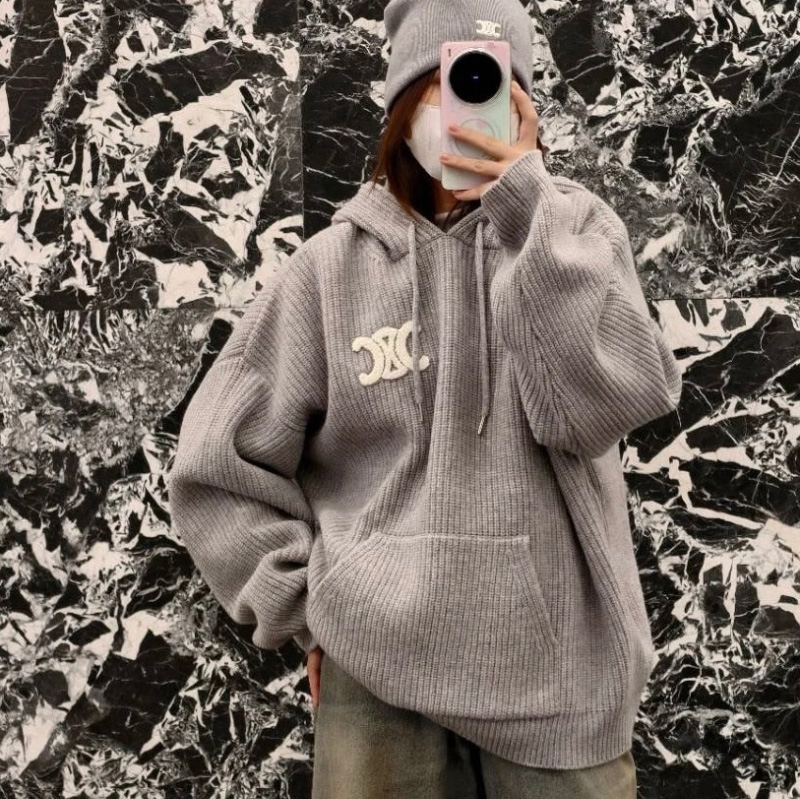 셀린느 트리오페 울 스웨터  RY0FV0ZTQ 08GC  Y