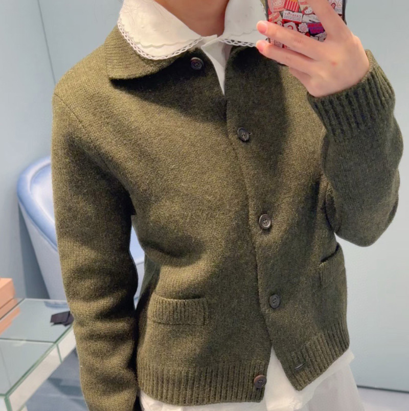 미우미우 울 가디건 MMJ151  Y