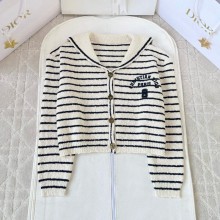 디올 세일러 칼라 Dior 마리니에르 가디건 614G13A7108   Y