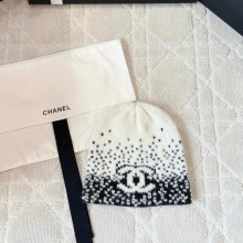 샤넬 비니 캐시미어, 울 화이트, 블랙 AAB244  Y