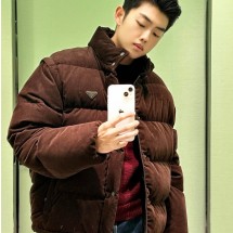 프라다 코듀로이 컨버터블 남성 다운 재킷 2컬러 SGC946  F