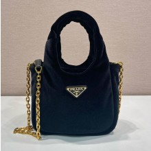 프라다 패딩 벨벳 미니 백 1BA410