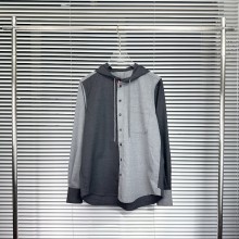 톰브라운 프레스코 펀믹스 후드 셔츠 P5MWL419F  F