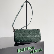보테가 베네타 미니 인트레치아토 배럴 에메랄드 그린 777391V2HL13048
