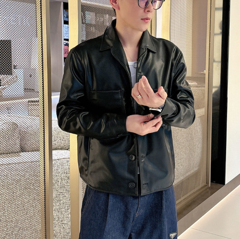 로로피아나 고품질 남성 가죽 자켓 13  C