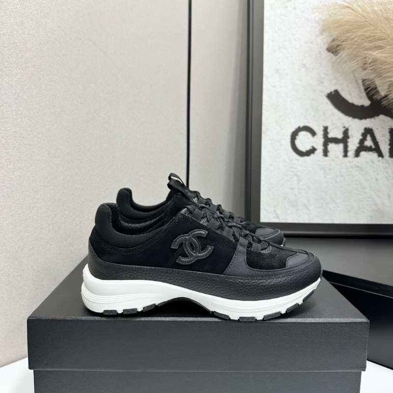 샤넬 26SS CC로고 스니커즈 스웨이드 블랙 G47010