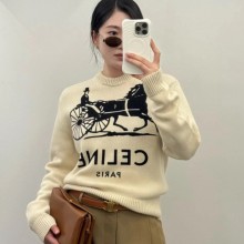 셀린느 캐시미어 라운드넥 스웨터 RY0SV1261  H