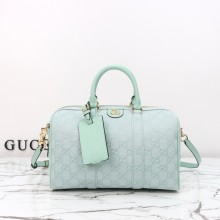 구찌 미듐 포맷 보스턴 백 블루 857595