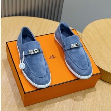 에르메스 남성 마인드 로퍼 슬립온 블루 H261937ZAX3