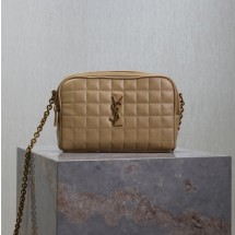 생로랑 26SS 카산드라 마틀라쎄 크로스백 카멜 764809