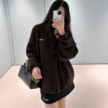 미우미우 플리스 지퍼 여성 자켓 MJL042_1732_F0192  H