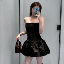 미우미우 조젯 미니 드레스 mf6165  D