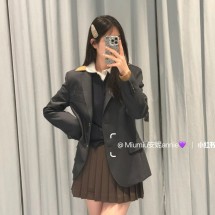 미우미우 키드 모헤어 자켓 MH2042SAM112I1  D