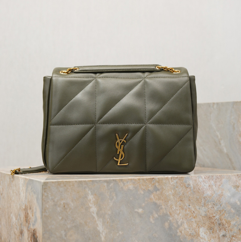 생로랑 미디엄 제이미 숄더 백 카키 809696