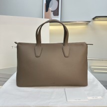 더 로우 26SS Marcel 가죽 백 딥 브라운 W1909L129DEOS