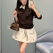 미우미우 26SS 미우미우 숏 스커트 MG2643  H