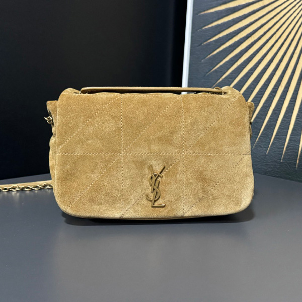 생로랑 제이미 4.3 스웨이드 미니 체인백 766754