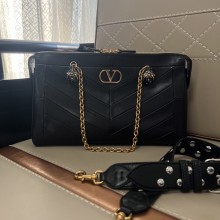 발렌티노 판테아 역브이헤링본패턴 양가죽 숄더백 여성 3컬러 WB0S70UYFDN3