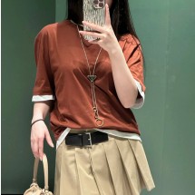 프라다 코튼 저지 티셔츠 3547B-15ZG  H